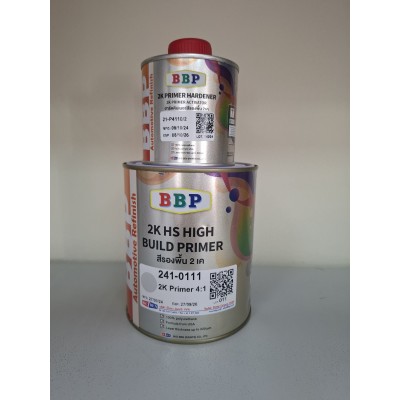 BBP HIGH BUILD ACRYLFILLER HS Акриловый грунт серый 4+1 (1л+0,25л)