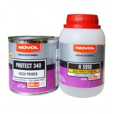 Novol Грунт реактивный, антикоррозионный Protect 340 - Wash Primer красный + Отвердитель H5910 
