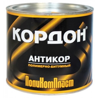 АНТИКОР "Полимерно-битумный" КОРДОН, ПолиКомПласт (1кг / 2,3кг)
