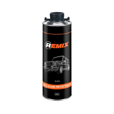REMIX RUST&SOUND PROTECTION UBS Покрытие антикоррозионное черное 0,8 кг