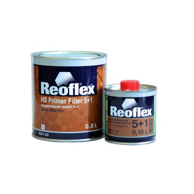 Reoflex Грунт акриловый HS 5+1  0,8л + отвердитель 0,16л